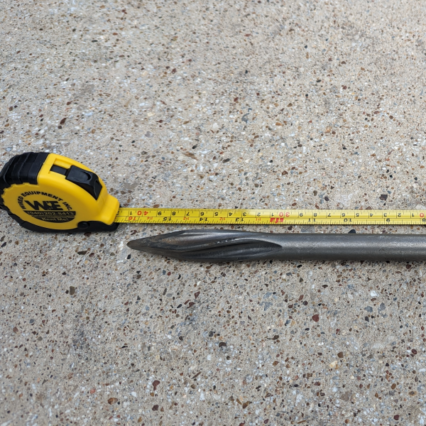 Demo Hammer Bit - Spike - Tip Close Up - Wired Equipment Inc - (940) 202-8413